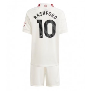 Manchester United Marcus Rashford #10 Replika Babytøj Tredje sæt Børn 2023-24 Kortærmet (+ Korte bukser)